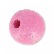 Wooden round beads 6mm Pink Pearl x25