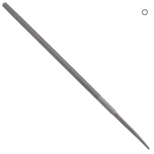 200 mm round file - fine grain - jewelry tools x1