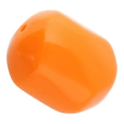 Orange - Perle baroque irrégulière en résine opaque 19x15 mm - Orange x1 Perle baroque irrégulière en résine opaque 19x15 mm - Orange x1