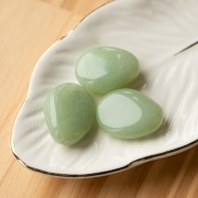 Flat irregular bead in translucent resin 25x20 mm - Marbled lichen x1