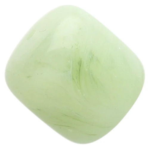 16x14 mm translucent resin tube beads - Marbled lichen x4