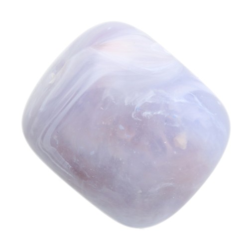 Opaque resin tube beads 12x11 mm - Marbled glacier grey x6