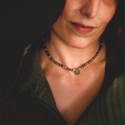 Faceted drop 6x9mm Amazonite x1