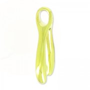 925 Sterling Silver wishbone pendant 19mm golden tone x1