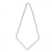 925 Sterling Silver Diamond spacer 35 mm x1