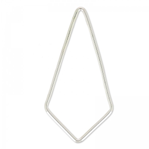 925 Sterling Silver Diamond spacer 35 mm x1