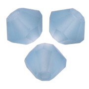 Bicone beads Preciosa - Rondelle Bead 3 mm - Malibu Blue Matt x30|raw }}