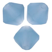 Bicone beads Preciosa - Rondelle Bead 4 mm - Malibu Blue Matt x30