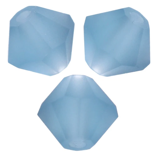 Preciosa Bicone Beads - Rondelle Bead 5 mm - Malibu Blue Matt x12