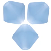 Preciosa Bicone Beads - Rondelle Bead 6 mm - Malibu Blue Matt x12