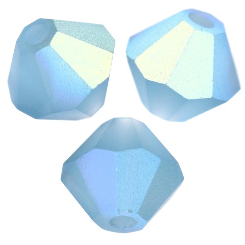 Beads Preciosa - Rondelle Bead 5 mm - Malibu Blue AB Matt x12