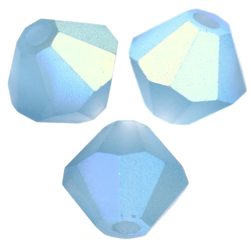 Beads Preciosa - Rondelle Bead 5 mm - Malibu Blue AB Matt x12