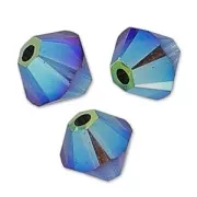 PureCrystal Crystal Bicones 4mm Graphite AB2X x50