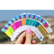 Silk thread 0.70 mm - Neon light pink x2m