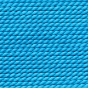 Blue - Silk thread 0.70 mm - Dark cerulean blue x2m Silk thread 0.70 mm - Dark cerulean blue x2m