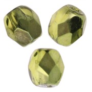 Facets 3 mm - Crystal Olive Metallic Ice x50|raw }}