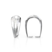 925 Sterling Silver Pendant Holder 7x3mm x1