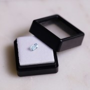 Aquamarine rectangle 5.4x3.3 mm - 0.40 cts|raw }}