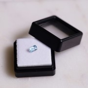 Aquamarine rectangle 5.4x3.7 mm - 0.40 cts|raw }}