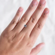 Rectangular Aquamarine 6.4x5.7 mm - 1.05 cts