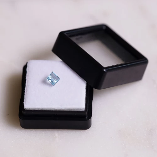 Square Aquamarine 4.4x4.2 mm - 0.50 cts
