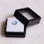 Cushion Aquamarine 5.4x5.1 mm - 0.80 cts|raw }}