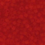 Miyuki Delica 11/0 DB0745 - Matte Transparent Red Orange x8g|raw }}