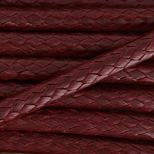 Polyester cord type snake cord 2 mm burgundy x2m
