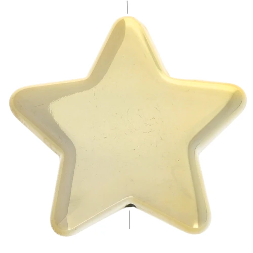 CCB acrylic star bead 37x39.5 mm - Gold x1