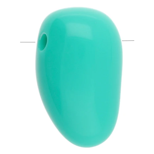 Acrylic dagger pendant 24x14 mm - Turquoise x1