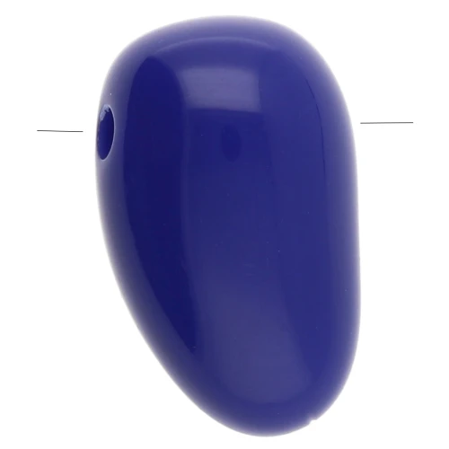 Acrylic dagger pendant 24x14 mm - Royal Blue x1