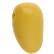 Acrylic dagger pendant 24x14 mm - Mustard x1|raw }}