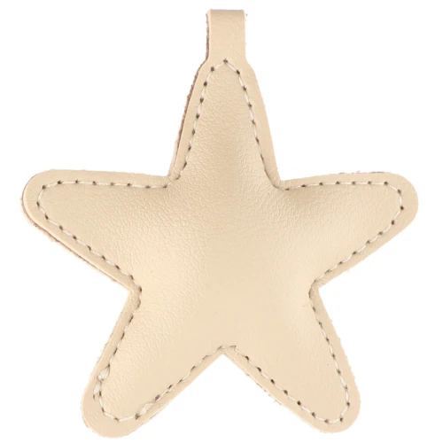 68 mm star pendant for bag jewelry - PU - Beige x1