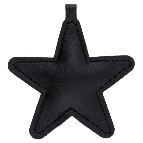 68 mm star pendant for bag jewelry - PU - Black x1