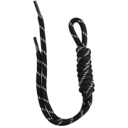 Attache paracorde pour porte clés et grigri de sac - 22 cm - Noir x1
