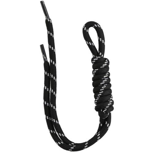 Paracord attachment for key ring and bag grigri - 22 cm - Black x1