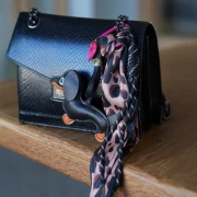 Paracord attachment for key ring and bag grigri - 22 cm - Fuchsia x1