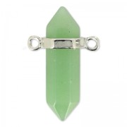 pointe pointe spacer 2 loops 31mm Aventurine x1