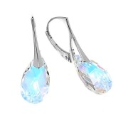 Dormeuses pendant clip 18 mm - 925 Sterling Silver x2