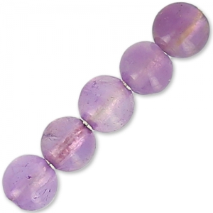 Beads Amethyst  3mm x25