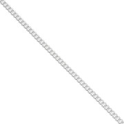 Curb Chain 3.7 mm - 925 Sterling Silver x20cm|raw }}