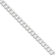 Curb Chain 3.7 mm - 925 Sterling Silver x20cm