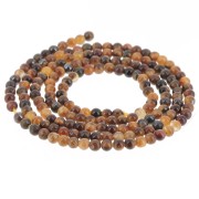 2mm round gemstone beads - Tiger eye x38cm|raw }}