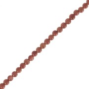 Bead Gold stone beads imitation Sun stone 2 mm x38cm|raw }}