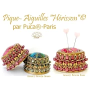 Glass beads Amos® by Puca® 5x8 mm - Bronze Anthracite x10g