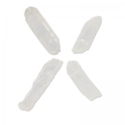Pointed pendants in Crystal 10-50 mm Crystal x4|raw }}