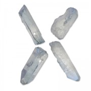 Pointed pendants in Crystal 10-50 mm Steelblue x4|raw }}