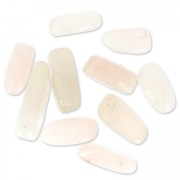 Irregular beads drops 12-22 mm Quartz Rose x10|raw }}