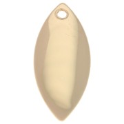 16x7 mm navette charm - Gold x1