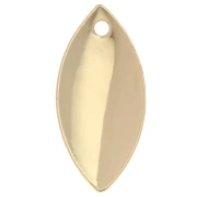 16x7 mm navette charm - Gold x1